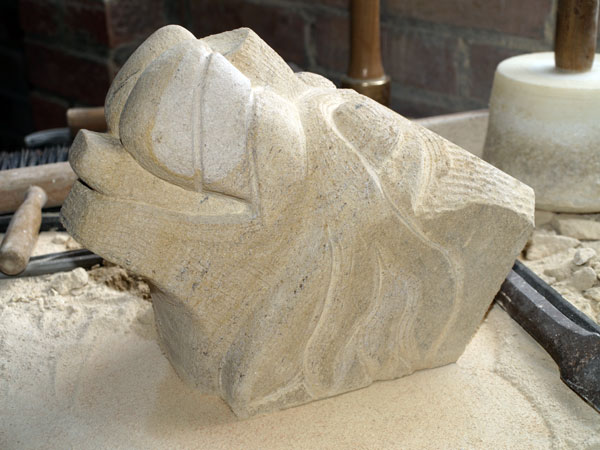 Further form being carved