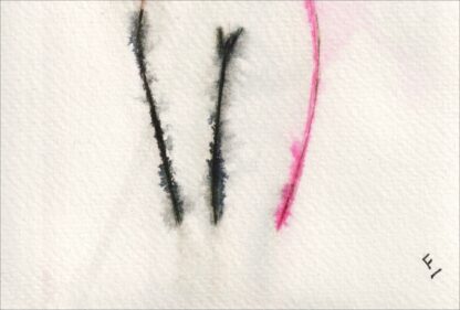 Original Abstract Nude Female Life Painting Contemporary Wall Art Ink Sketch - Image 3