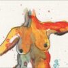 Original Signed Watercolour Painting Of A Nude Female - Image 2