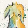 Original Watercolour Painting Of A Nude Female Figure Contemporary Feminine Art - Image 2