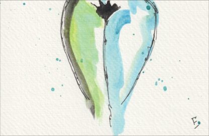 Nude Female Art Original Watercolour Figurative Life Drawing Of A Woman - Image 3
