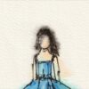 Original Watercolour And Ink Painting Female Life Drawing Contemporary Fine Art - Image 2