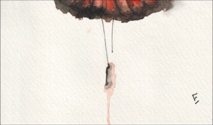 Original Watercolour Female Ballerina Life Painting Contemporary Wall Art - Image 3