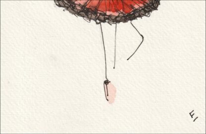 Original Watercolour Female Ballerina Life Painting Contemporary Wall Art - Image 3