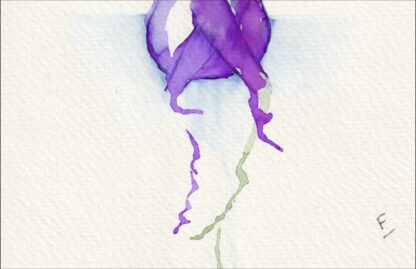Original Figurative Nude Female Watercolour, Life Drawing, Contemporary Art - Image 3