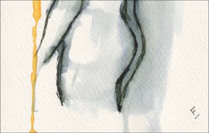 Original Abstract Nude Male Life Painting Contemporary Wall Art Fine Art - Image 3