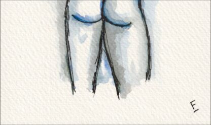 Original Abstract Nude Male Life Painting Contemporary Wall Art Fine Art - Image 3