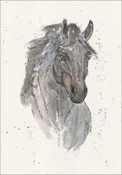Original Watercolour Painting Of A Horse. Horse Art. Horse Lover Gift. Fine Art
