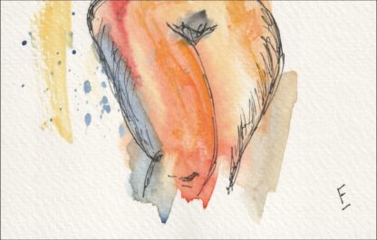 Original Watercolour Painting Nude Female Life Drawing Signed Figurative Art - Image 3