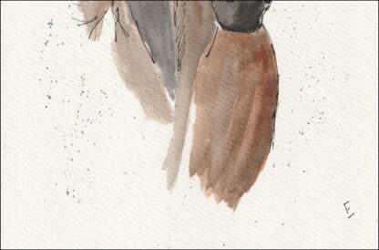 Original Watercolour And Ink Painting Of A Horse Contemporary Equestrian Art - Image 3