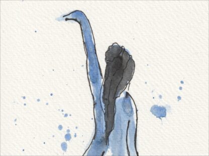 Original Figurative Nude Female Life Painting Sketch Contemporary Fine Art - Image 2