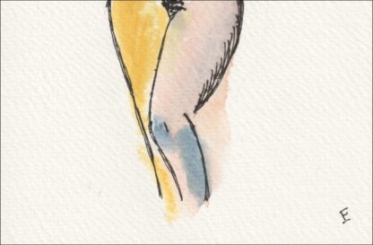 Original Signed Figurative Watercolour Painting Of A Nude Female Wall Art - Image 3