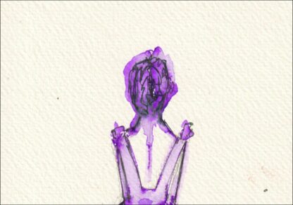 Original Ink Figurative Female Ballet Sketch, Contemporary Wall Art, Signed - Image 2