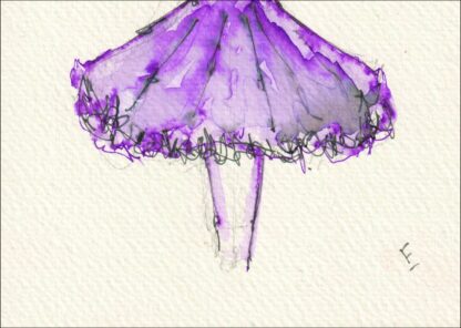 Original Ink Figurative Female Ballet Sketch, Contemporary Wall Art, Signed - Image 3