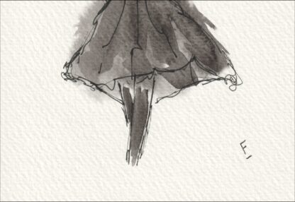 Figurative Female Painting, Original Watercolour, Contemporary Feminine Wall Art - Image 3