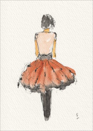 Original Figurative Female Painting, Signed Contemporary Feminine Wall Art