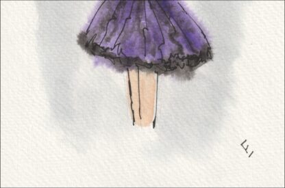 Figurative Female Wall Art, Original Feminine Painting In Watercolour And Ink - Image 3