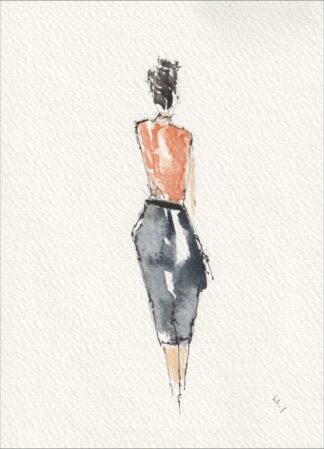 Figurative Wall Art, Original Female Painting, Contemporary Feminine Fine Art