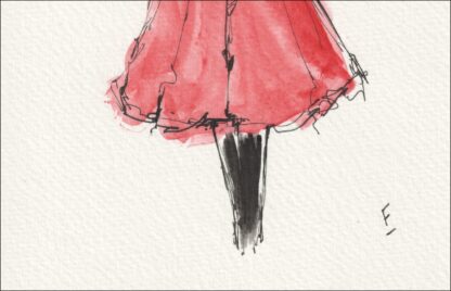 Original Figurative Female Painting, Signed Contemporary Feminine Wall Art - Image 3
