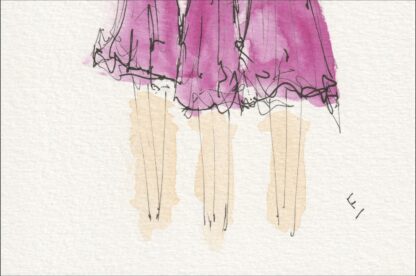 Original Female Wall Art, Figurative Painting Of Three Women, Signed Watercolour - Image 3