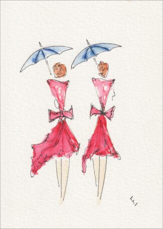 Female Wall Art, Original Figurative Painting, Signed Watercolour Artwork