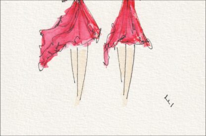 Female Wall Art, Original Figurative Painting, Signed Watercolour Artwork - Image 3