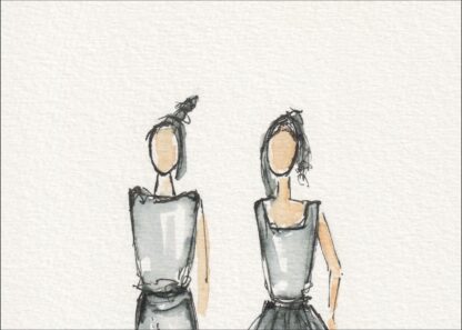Original Figurative Female Painting In Watercolour, Signed Contemporary Wall Art - Image 2