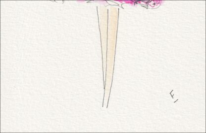 Ballet Wall Art, Original Painting In Watercolour And Ink, Ballerina Home Decor - Image 3