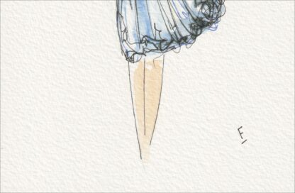 Female Wall Art, Figurative Woman Painting, Signed Watercolour And Ink Original - Image 3
